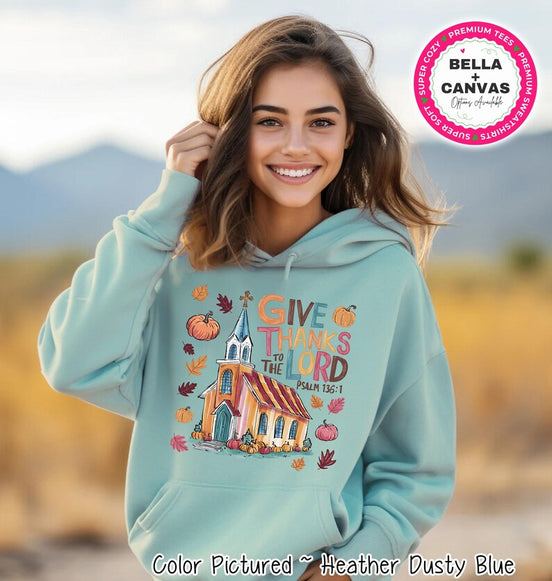 Give Thanks Autumn Church Shirt – product photo 2
