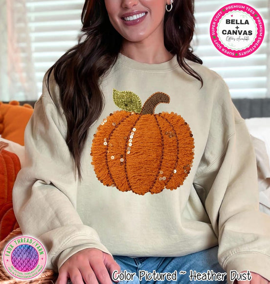 Orange Knit-Look Pumpkin Shirt – product photo 1