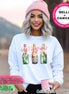Pink Bow Bridal Party Sweatshirt: Personalized Wedding Shirt Sweatshirt Hoodie image 1