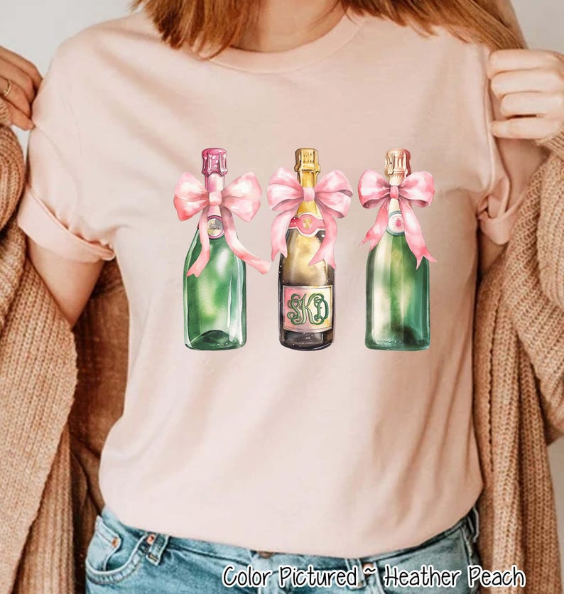 Pink Bow Bridal Party Sweatshirt: Personalized Wedding Shirt Sweatshirt Hoodie image 3