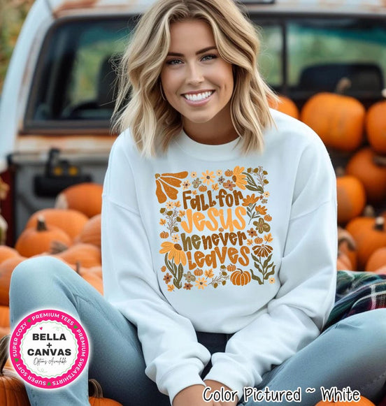 Fall for Jesus Floral Shirt – product photo 1