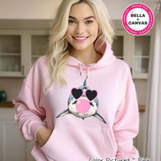 Preppy Bubble Blowing Sharks Mascot Team Sweatshirt, Cute Mascot Sweater, School Team Tee, Favorite Sharks Team Shirt, School Logo Hoodie image 2
