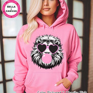 Preppy Bubble Blowing Lions Mascot Team Sweatshirt, Cute Lion Mascot Sweater, School Team Tee, Favorite Team Shirt, School Logo Hoodie image 3