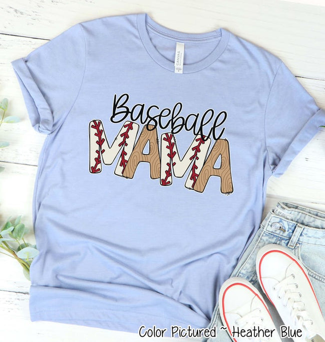 Baseball Mom Shirt, Casual Comfort Colors Baseball Mama Tee, Game Day Sweatshirt, Trendy Baseball Mom Hoodie, Team Mom Gift, Sports Mom S1 image 1