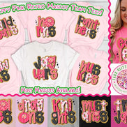 Preppy Pink Retro Favorite Team Shirt Team Mascot Shirt School Team Tee Favorite Team Shirt, School logo shirt, Custom Sweatshirt Upgrade image 1