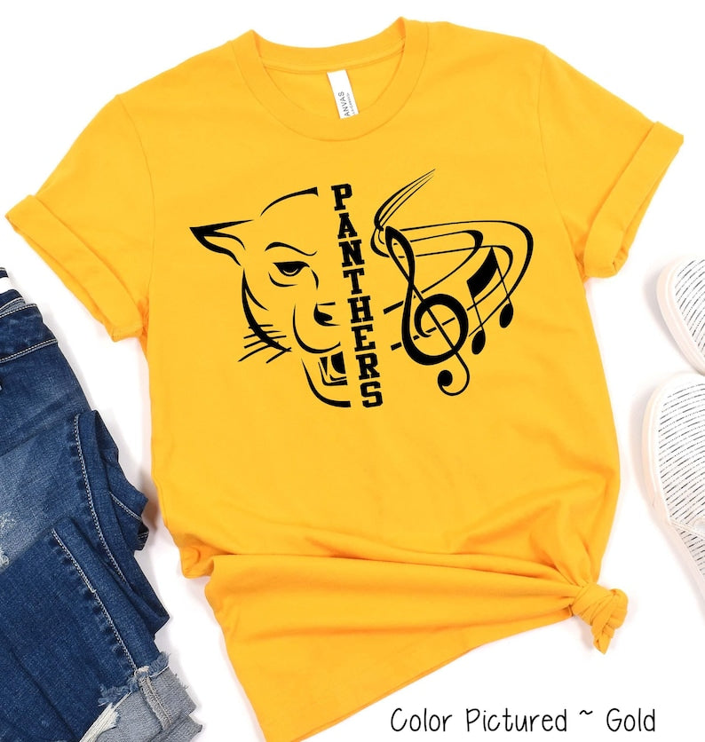 Custom Panther Band Shirt Color Guard High School Marching Band Shirt Marching Band Season Band Mom Shirt Color Guard Gift Matching Team Tee image 3