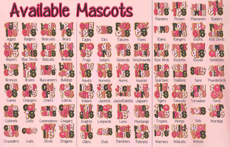 Preppy Pink Retro Favorite Team Shirt Team Mascot Shirt School Team Tee Favorite Team Shirt, School logo shirt, Custom Sweatshirt Upgrade image 4