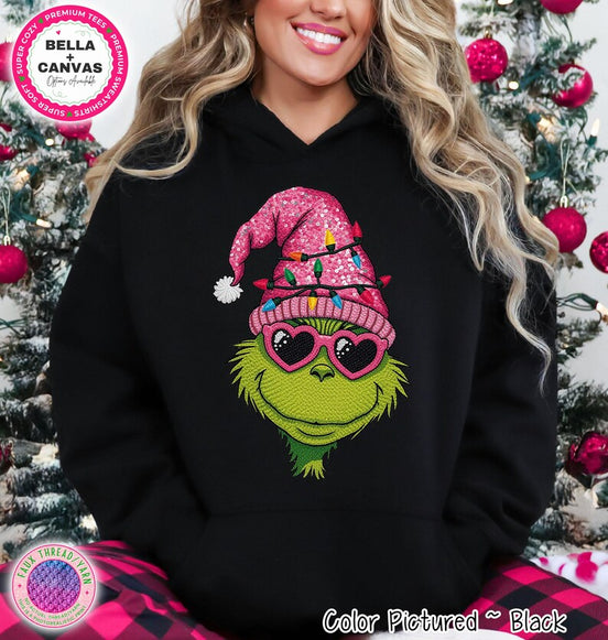 Grinch Heart Sunglasses Christmas Shirt – product photo 2