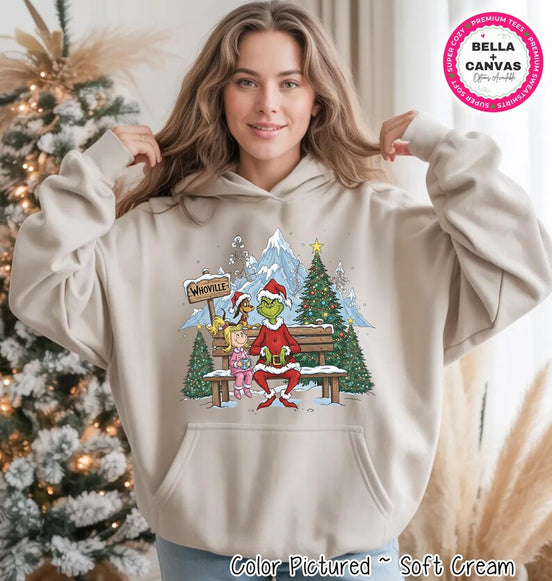 Whoville Winter Bench Christmas Shirt – product photo 2