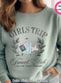 Watercolor Girls Trip Sweater Travel Club Vacation Shirt Weekend Trip T Shirt Bachelorette Gift For Her Group Travel Tee Summer Vacay Hoodie image 1