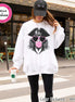Preppy Bubble Blowing Pirates Mascot Team Sweatshirt, Cute Raiders Mascot Sweater, School Team Tee, Favorite Team Shirt, School Logo Tee image 1