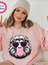 Preppy Bubble Blowing Lions Mascot Team Sweatshirt, Cute Lion Mascot Sweater, School Team Tee, Favorite Team Shirt, School Logo Hoodie image 1