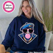 Preppy Bubble Blowing Highlander Mascot Team Sweatshirt, Cute Mascot Sweater, School Team Tee, Favorite Highlander Team Shirt, School Hoodie image 2