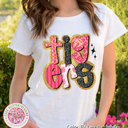 Preppy Pink Retro Favorite Team Shirt Team Mascot Shirt School Team Tee Favorite Team Shirt, School logo shirt, Custom Sweatshirt Upgrade image 3