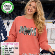 Hockey Mom Shirt, Comfort Colors Tee, Hockey Mama Sweatshirt, Hockey Game Day Shirt, Team Mom Hoodie Gift image 1