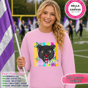 Panther Mascot Shirt | Panther Spirit Tee | Panther Sweatshirt | Panther Hoodie | School Spirit Shirt | Team Apparel image 1