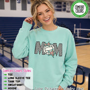 Volleyball Mom Shirt, Comfort Colors Style Tee, Volleyball Mom Gift, Volleyball Tournament Shirt, Volleyball Hoodie image 1