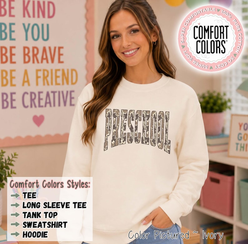 Preschool Camo Teacher Shirt