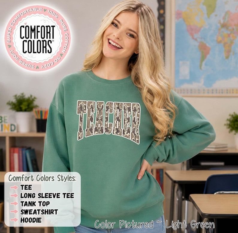 Colorful Retro Teacher Shirt