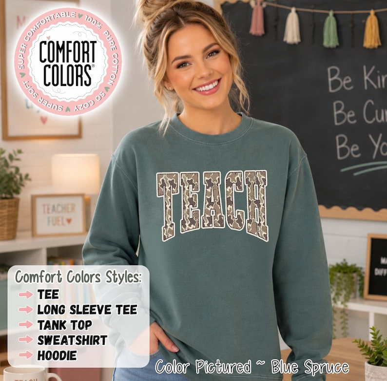 Colorful Teach Teacher Shirt
