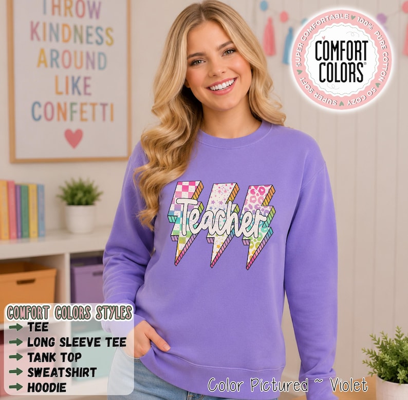 Retro Graphic Teacher Shirt