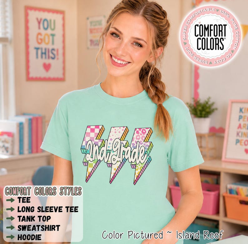 Retro 2nd Grade Teacher Shirt