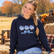 Blue Turkey Bow Thanksgiving Shirt - product view 2