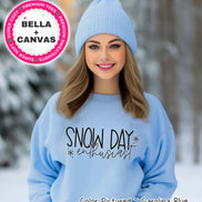 Snow Day Enthusiast Winter Tee or Sweatshirt