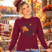Sweet Potato Pie I Shut My Mouth Shirt — long sleeve product photo
