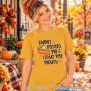 Sweet Potato Pie I Shut My Mouth Shirt — tee product photo