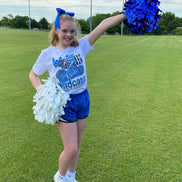 Personalized School Cheerleader Tee - Too Cute Custom Designs