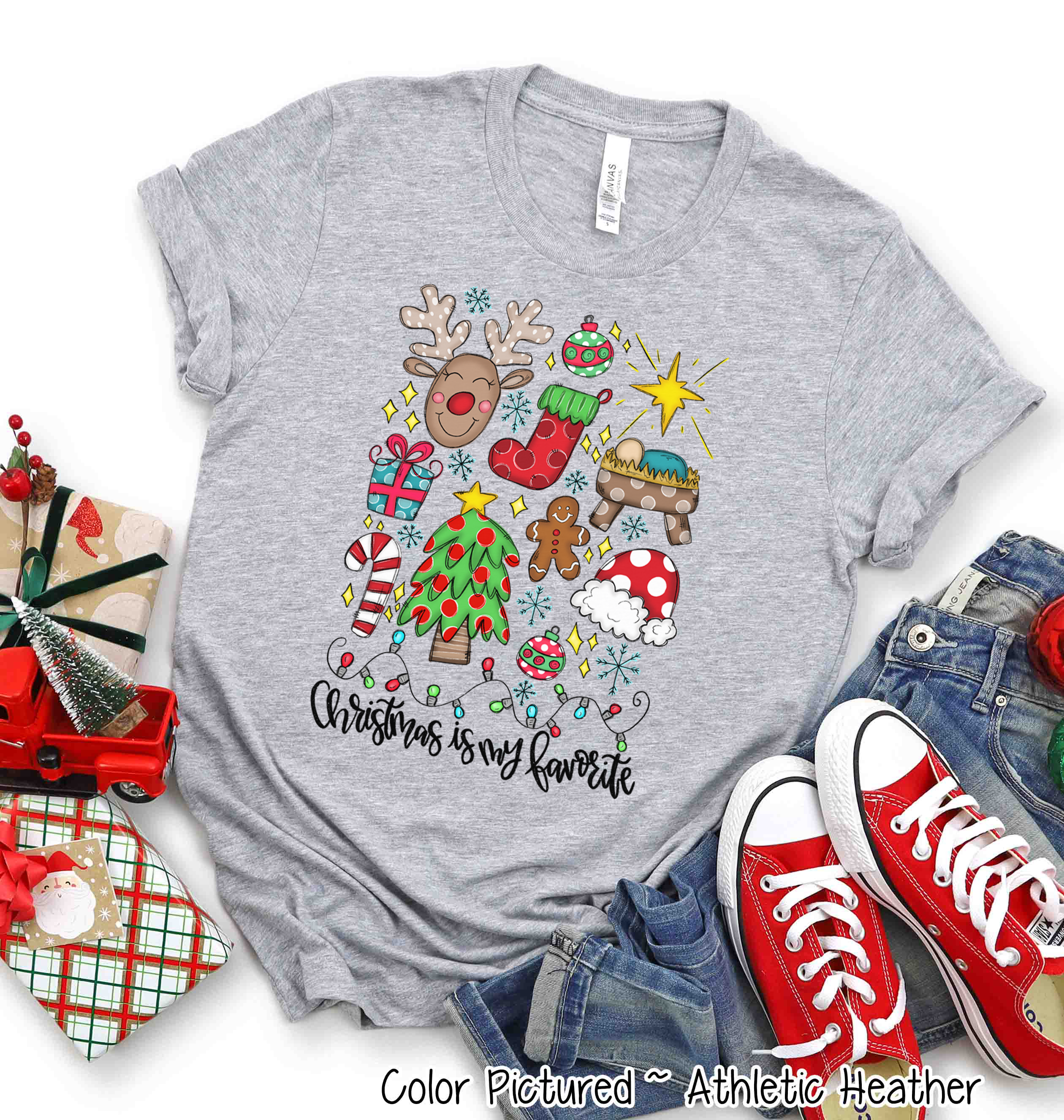 Christmas is My Favorite Christmas Icon Tee