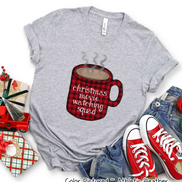 Buffalo Plaid Christmas Movie Watching Squad Tee
