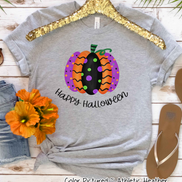 Halloween Fancy Pumpkin Happy Halloween Shirt