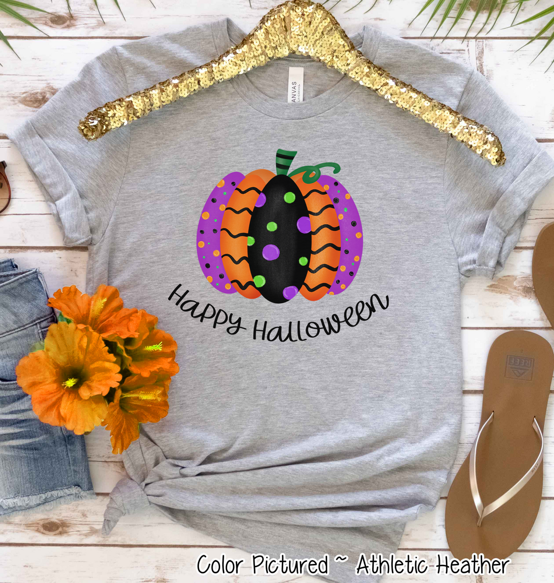 Halloween Fancy Pumpkin Happy Halloween Shirt