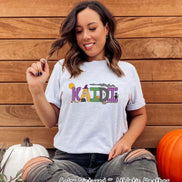 Personalized Doodle Letters  Halloween Tee