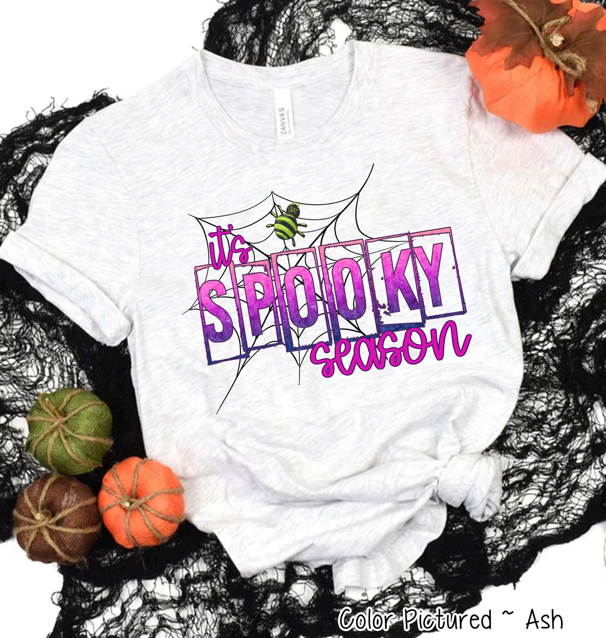 Spooky Season Spider Halloween Tee