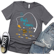 Custom Dad-Father-Papa-Grandpa Keeper Fish Tee