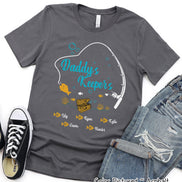 Custom Dad-Father-Papa-Grandpa Keeper Fish Tee