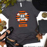Personalized Character Circle with Custom Name Halloween Tee