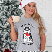 Husky Dog I Can Explain Christmas Tee
