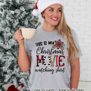 Christmas Movie Watching Tee