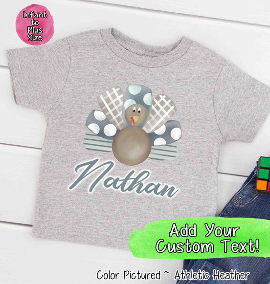 Personalized Boy Turkey Tee
