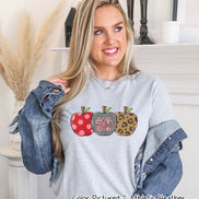 Monogram Apple Trio Tee