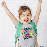 Monogram Back To School with Grade Tee