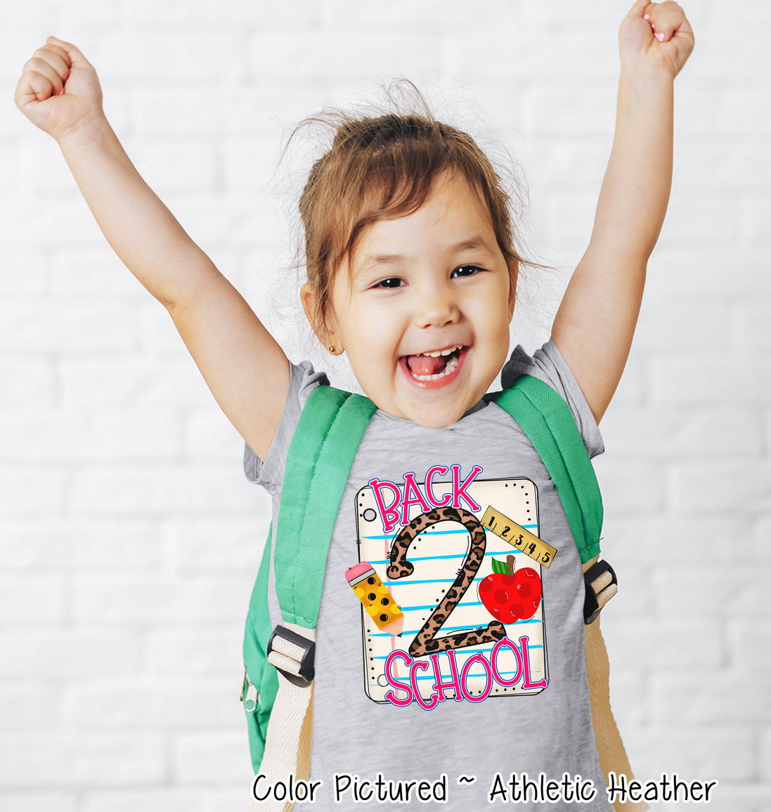 Back to School Leopard Tee
