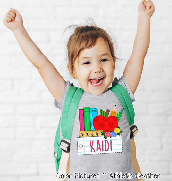Personalized Back to School Tee