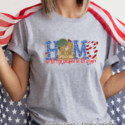 Home of the Free Combat Boots Tee