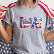 LOVE Patriotic Tee