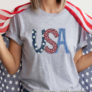 USA Retro Print Tee